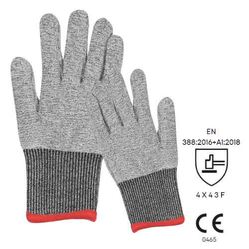 Guanti antitaglio, spalmatura in poliuretano